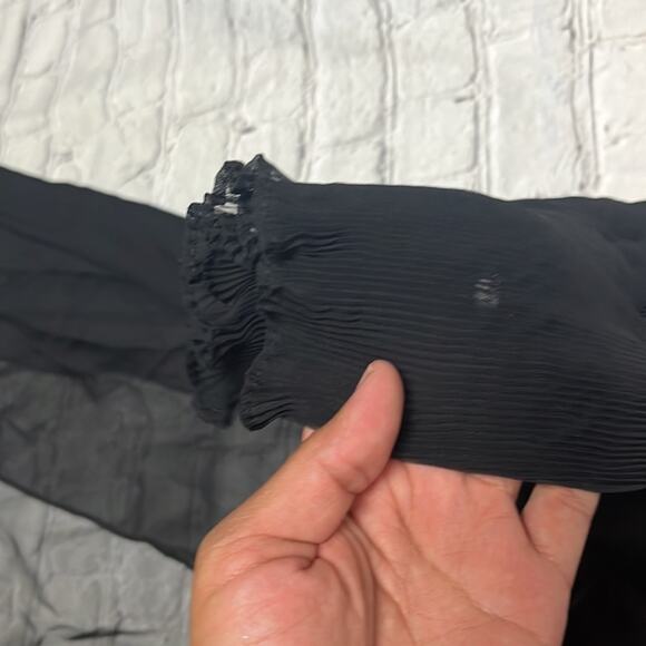 Vintage Victoria’s Secret Gold Label Sleepwear Robe Duster Sheer Lingerie M/L - Picture 3 of 3